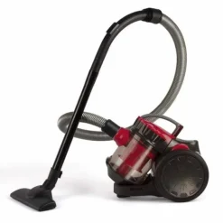 Gulvstøvsugere>Poseløs multicyklonisk støvsuger - LIVOO DOH105R - 700 W - 2 L - 78 dB - Vaskbart filter - 2 i 1 dyse - Rød / Sort