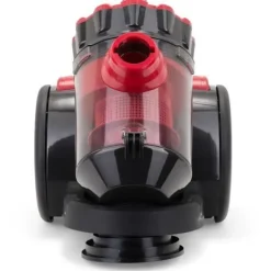 Gulvstøvsugere>Poseløs multicyklonisk støvsuger - LIVOO DOH105R - 700 W - 2 L - 78 dB - Vaskbart filter - 2 i 1 dyse - Rød / Sort