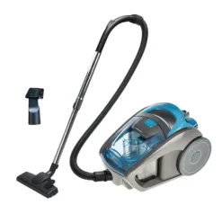 Poseløs Støvsuger, Multi-Cyklon Filtrering, Kraftig Sug,EU, Blå Sale