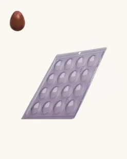 Køkkenforme>Pralinform Ägg 10g Chokladform - Porto Formas 297