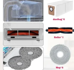 Støvsugertilbehør>Premium Dreame L20/L30/X20 Pro Robotstøvsuger Udskiftningssæt