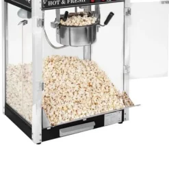 Professionel, effektiv justerbar popcornmaskine 230V 1,6kW, sort Outlet