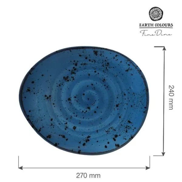 Tallerkener & Bordservicer>Præsentationsskål Iris 270x240 mm (4 stk)