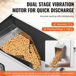 Pulverfyldemaskine, 38x22x49,5 cm, rustfrit stål Discount