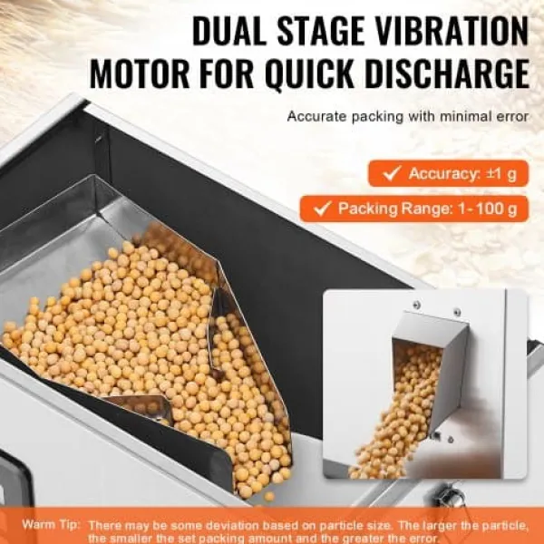 Pulverfyldemaskine, 38x22x49,5 cm, rustfrit stål Discount