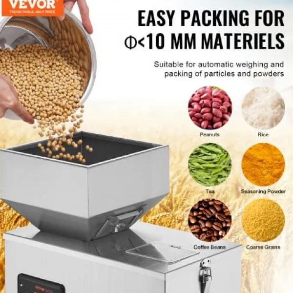 Pulverfyldemaskine, 38x22x49,5 cm, rustfrit stål Discount