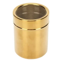 Pulverryster Rustfrit Stål Rustbestandighed Guld Finmasket Pulver Sukkerryster til Køkken Discount