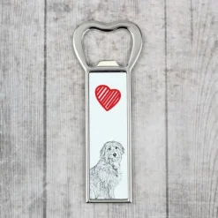 Pyrenean Sheepdog I - flaskeåbner med en hund, personlig køleskabsåbner, unik gave til en mand fra Art-Dog Sale