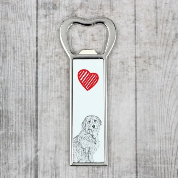 Pyrenean Sheepdog I - flaskeåbner med en hund, personlig køleskabsåbner, unik gave til en mand fra Art-Dog Sale