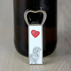 Pyrenean Sheepdog I - flaskeåbner med en hund, personlig køleskabsåbner, unik gave til en mand fra Art-Dog Sale