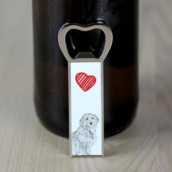 Pyrenean Sheepdog I - flaskeåbner med en hund, personlig køleskabsåbner, unik gave til en mand fra Art-Dog Sale