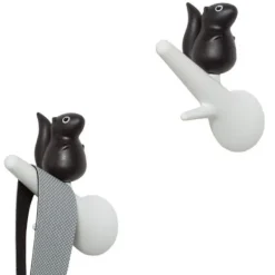 Qualy design Egern Knager - sæt á 2 (Hvid/Sort) Hot