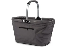 Vasketøjsudstyr>Queen Anne Carry Hopvikbar Korg Grå 30L