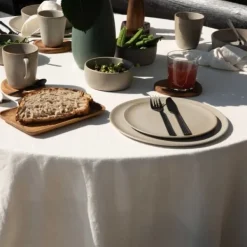 Raw Beige Sand Dinner Plate, Ø 28cm - Aida Best