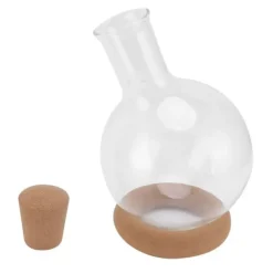 Rödvinskaraffel Quick Sober Hög Borosilikatglas Transparent glasvindispenser med bas för bar Hushållspresenter 1000ml New