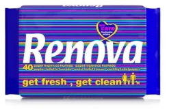 Toiletpapir>Renova fugtet toiletpapir 40 stk