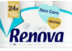 Toiletpapir>Renova Hudpleje Derma 24R Toiletpapir