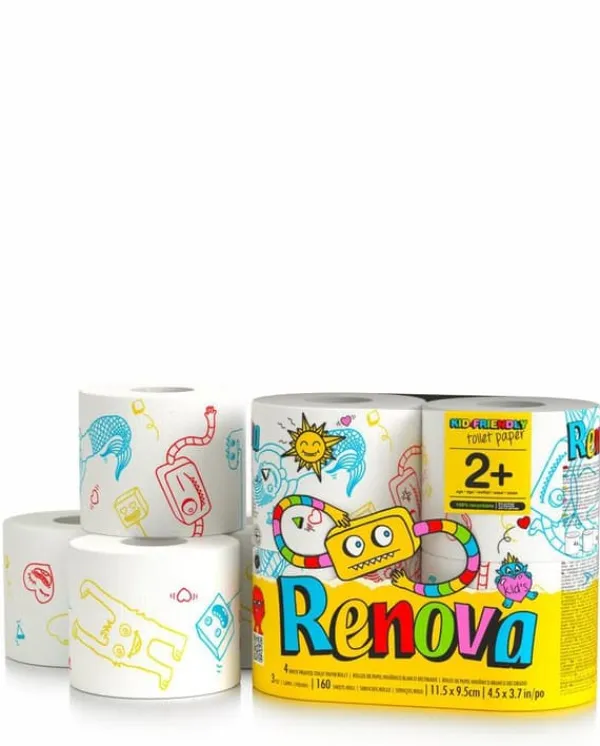 Toiletpapir>Renova Kids 4R toiletpapir