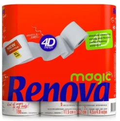 Toiletpapir>Renova Magic 9R toiletpapir