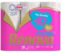 Toiletpapir>Renova Magic Rose Deco 18R toiletpapir