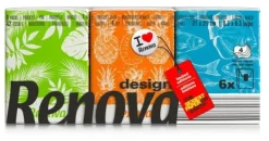 Papirlommetørklæder>Renova Nature Pocket Wipes 6x7