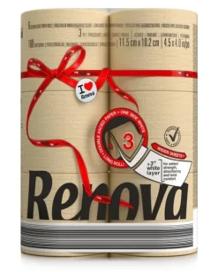 Toiletpapir>Renova Nude Double Faced 6R toiletpapir