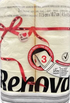 Toiletpapir>Renova Nude Double Faced 6R toiletpapir