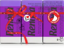 Papirlommetørklæder>Renova Røde etiket lilla servietter 6x9 stk