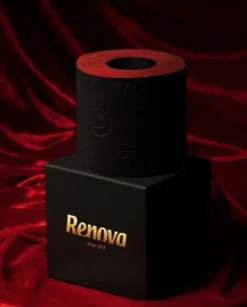 Toiletpapir>RENOVA Rouge & Noire luksustoiletpapir 4-lags 1 rulle
