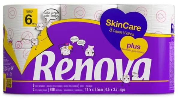 Renova Skin Care Plus 6R toiletpapir New