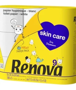 Toiletpapir>Renova Skin Care 9R Toiletpapir