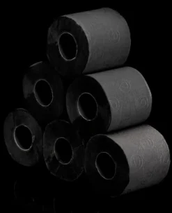 Renova sort parfumeret toiletpapir 16,1 m 3-lags 140 ark 6 ruller Clearance