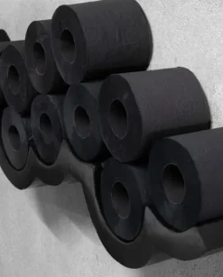 Renova sort parfumeret toiletpapir 16,1 m 3-lags 140 ark 6 ruller Clearance