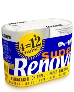 Toiletpapir>Renova Super Compact 4R toiletpapir