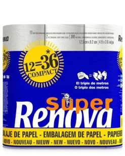 Toiletpapir>Renova Super Compact 12R toiletpapir