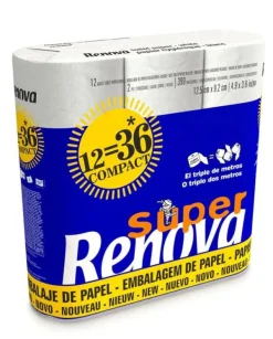 Toiletpapir>Renova Super Compact 12R toiletpapir