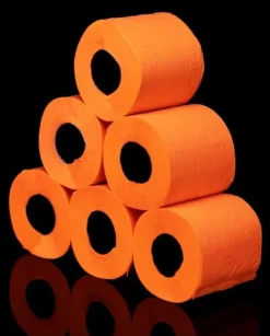 Renova toiletpapir med appelsinduft 16,1 m 3-lags 140 ark 6 ruller Sale