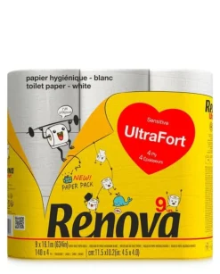 Toiletpapir>Renova Ultra Fort 9R toiletpapir