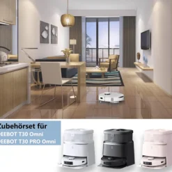 Støvsugertilbehør>Reservedelssæt til Ecovacs Deebot T30 Omni, T30 Pro Omni, T30 Max
