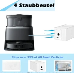 Reservedelssæt til Ecovacs Deebot T30 Omni, T30 Pro Omni, T30 Max