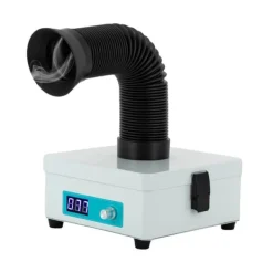 Emhætter>Røggasudtrækker, 15W Effekt, 3-lags Filtrering,Sort Hvid