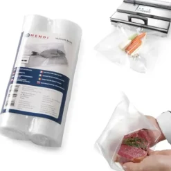 Vakuumpakkere>Riftede poser til båndvakuumpakkemaskiner 200x6000mm 2 RULLER