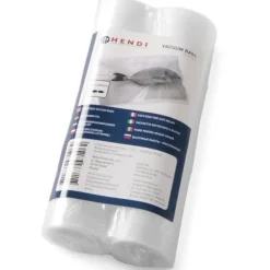 Vakuumpakkere>Riftede poser til båndvakuumpakkemaskiner 200x6000mm 2 RULLER