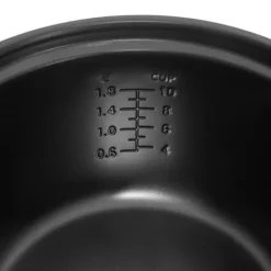 Riskoger med dampindsats, 1,8 l, varmefunktion - sølv Sale