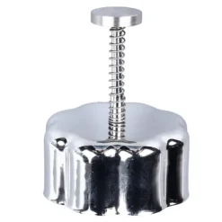 Riskugleform 304 Rustfrit Stål Kreativ Aftagelig Sikker Anti-Liv Onigiri Form til Baby Supplerende Mad Frokost Lav Blomst Outlet