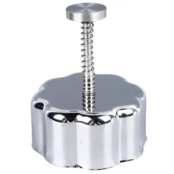 Riskugleform 304 Rustfrit Stål Kreativ Aftagelig Sikker Anti-Liv Onigiri Form til Baby Supplerende Mad Frokost Lav Blomst Outlet