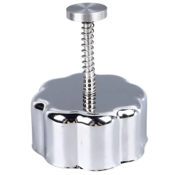 Riskugleform 304 Rustfrit Stål Kreativ Aftagelig Sikker Anti-Liv Onigiri Form til Baby Supplerende Mad Frokost Lav Blomst Outlet