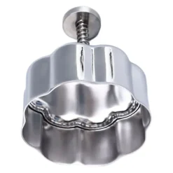 Riskugleform 304 Rustfrit Stål Kreativ Aftagelig Sikker Anti-Liv Onigiri Form til Baby Supplerende Mad Frokost Lav Blomst Outlet