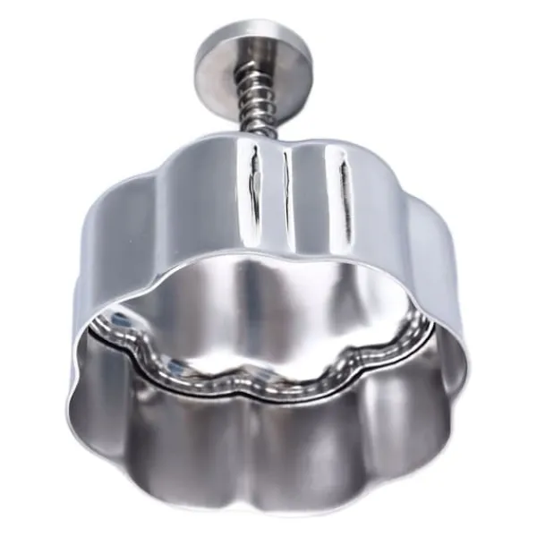 Riskugleform 304 Rustfrit Stål Kreativ Aftagelig Sikker Anti-Liv Onigiri Form til Baby Supplerende Mad Frokost Lav Blomst Outlet