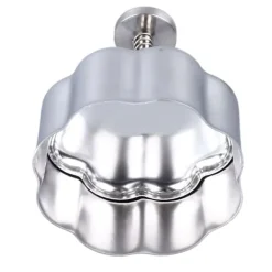 Riskugleform 304 Rustfrit Stål Kreativ Aftagelig Sikker Anti-Liv Onigiri Form til Baby Supplerende Mad Frokost Lav Blomst Outlet